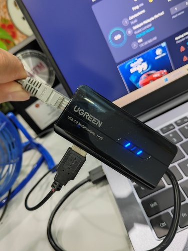 ugreen usb 3.0 hub with gigabit ethernet adapter