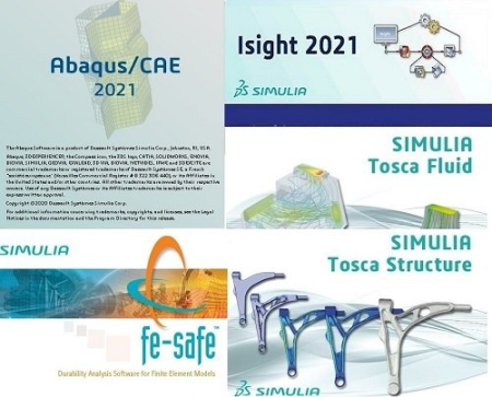 DS SIMULIA Suite 2021 HF3 (Abaqus/Fe safe/Tosca) Update Only (x64)