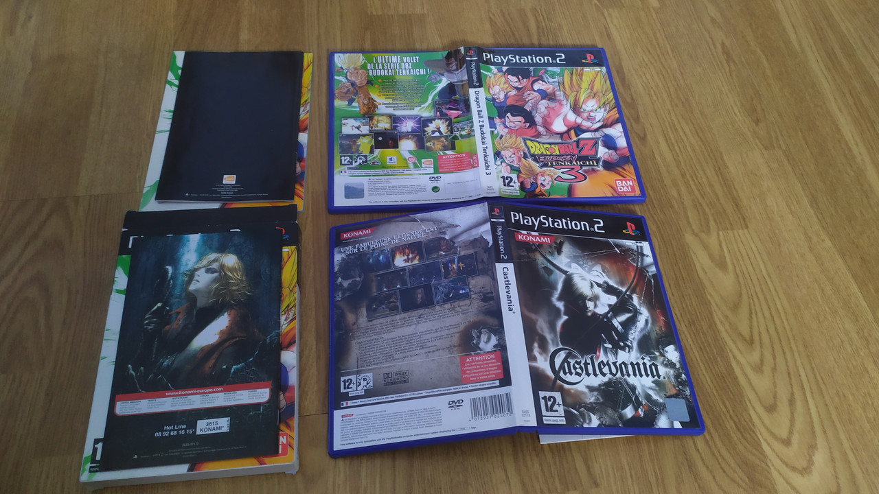 dos dbz castlevania ps2
