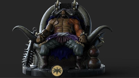 Kaido on throne – 3D Print Model