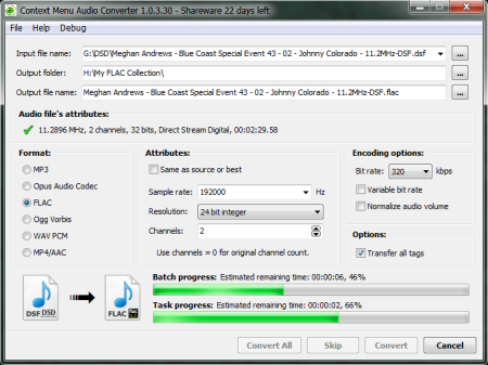 3delite Context Menu Audio Converter 1.0.104.158