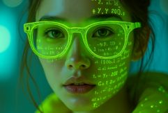 Celular mostrando uma conversa de atendimento automatizado no WhatsApp