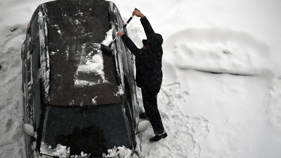 Moscú registra la nevada más intensa registrada en 72 años