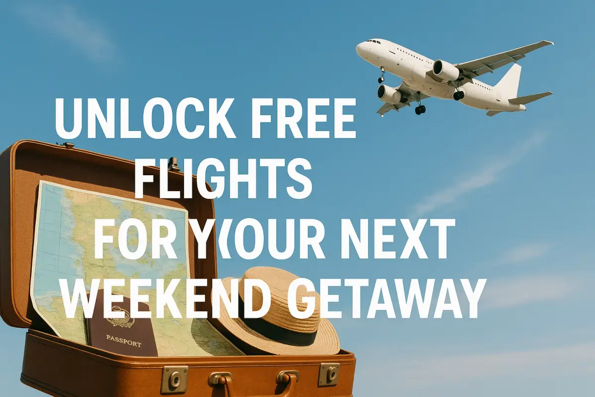 Free Flights for Your Next Weekend Getaway