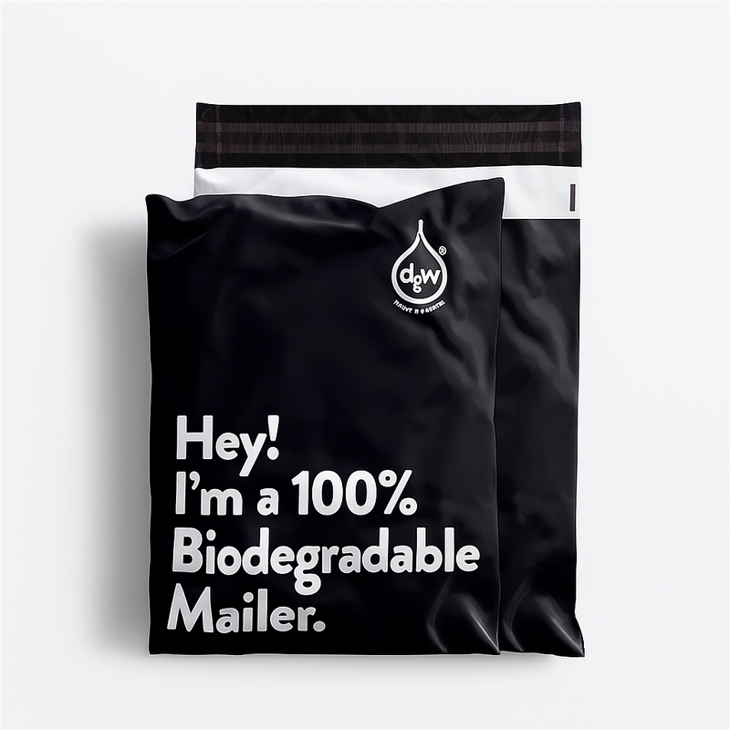 SMALL Carbon Black Mailer
