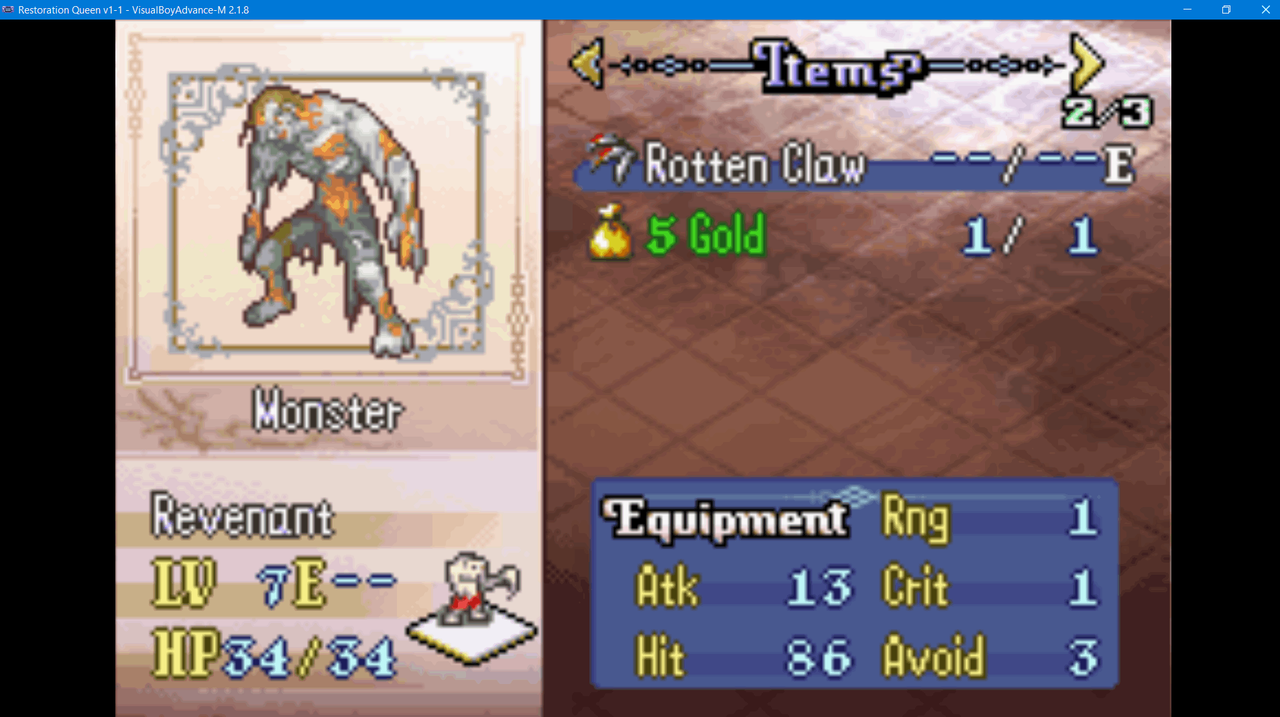 2024-03-06 20_54_55-Restoration Queen v1-1 - VisualBoyAdvance-M 2.1.8