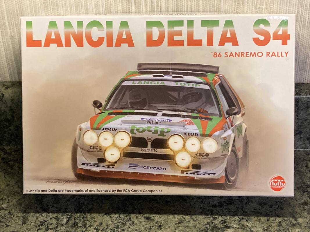 Nunu 1/24 1986 Lancia Delta S4 (Sanremo Rally) finished 12/2