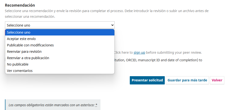 Recomendación