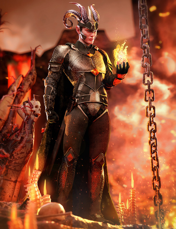 dForce Rage Armor for Genesis 8.1 Males dForce Rage Armor for Genesis 8.1 Males