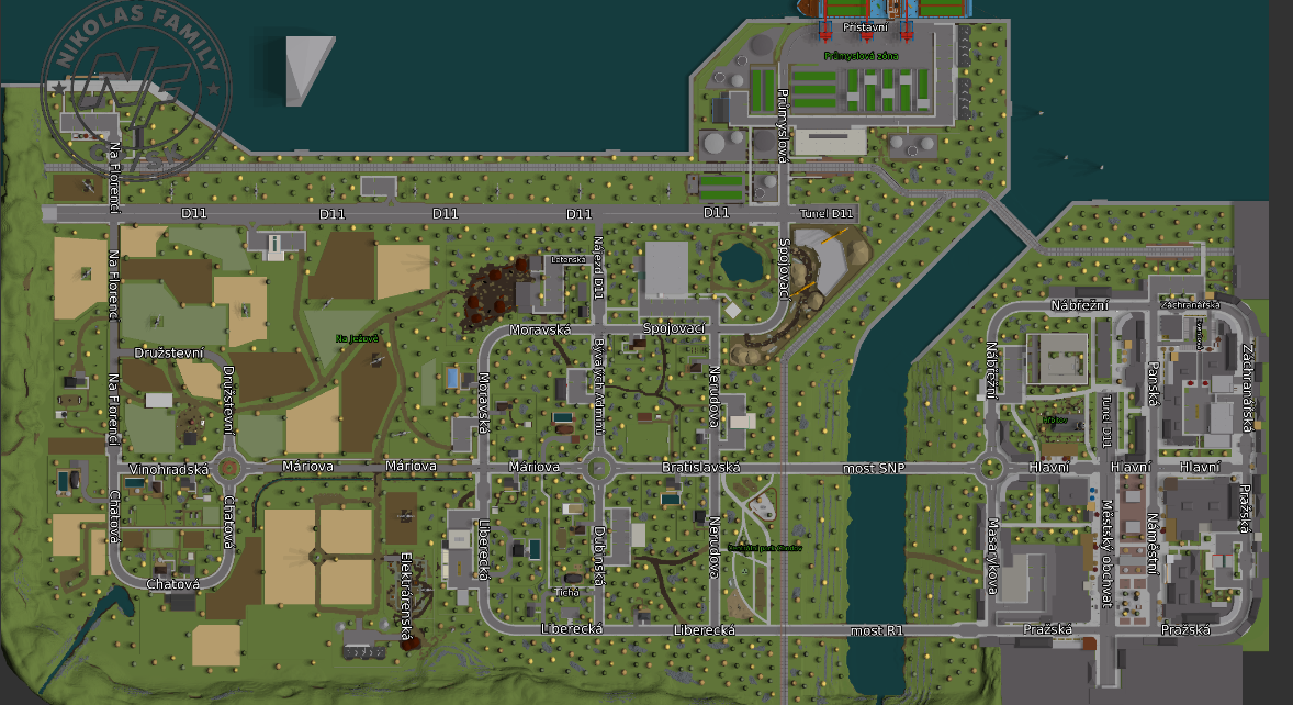 Mapa ulic Hamburg RP