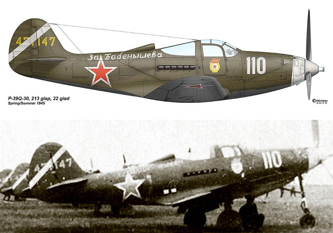 44-71147-Bell-P-39Q-Airacobra-213GvIAP-22GIAD-White-110-slogan-For-Babenysheva-Ukrainian-Front-1945-