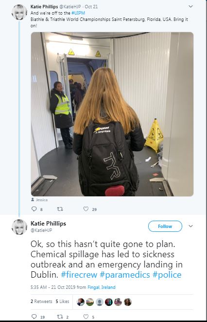 Unggahan twitter Katie Phillips