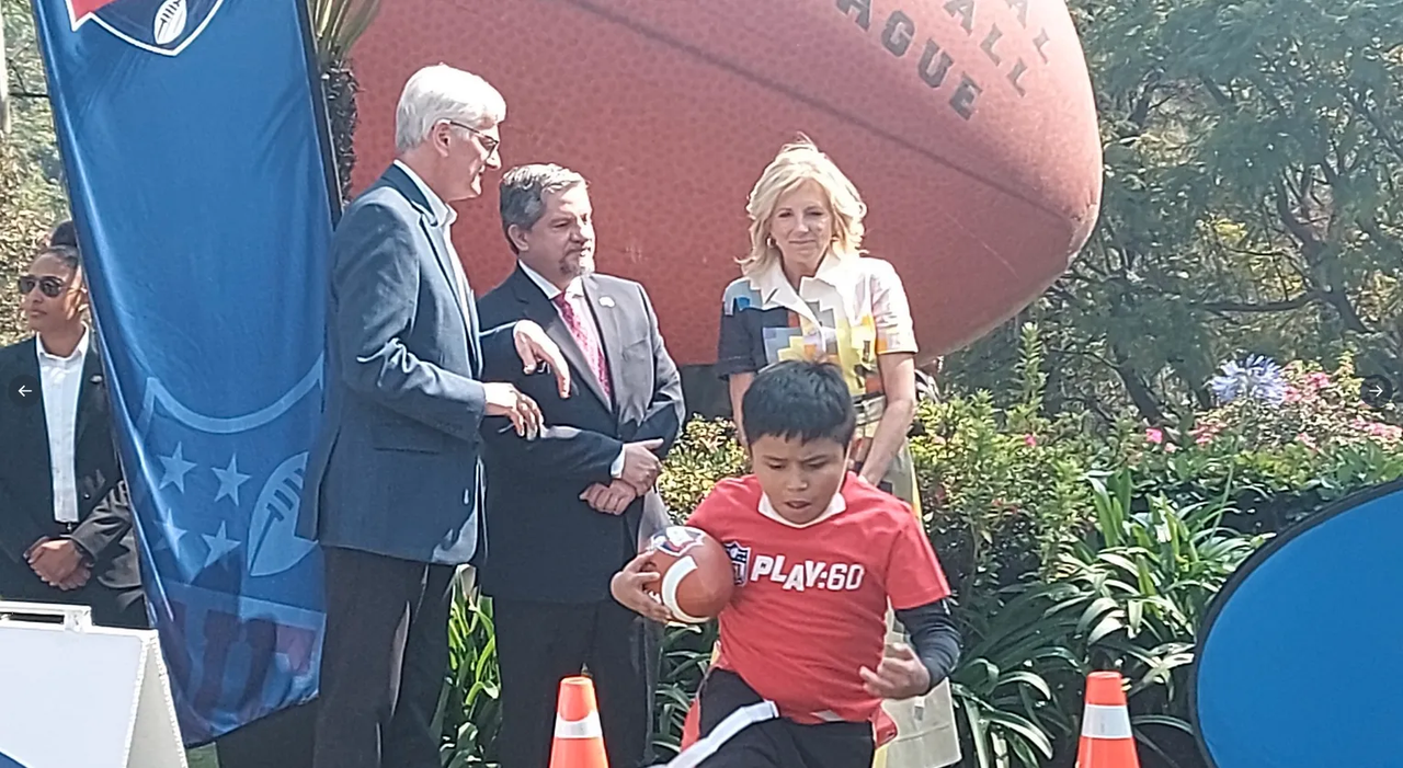 Jill Biden en NFL México: El deporte es lenguaje universal y da mensaje de unidad