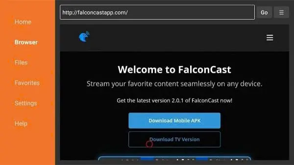 FalconCast APK for Android 