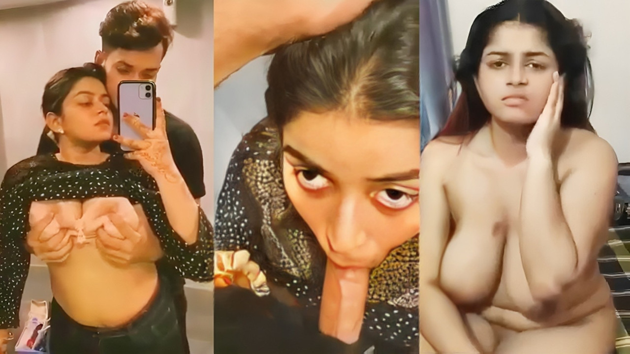 Beautiful Babe Giving Blowjob And Enjoying With BF