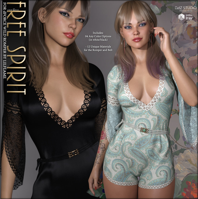 Free Spirit for dForce Wild Romper G8F
