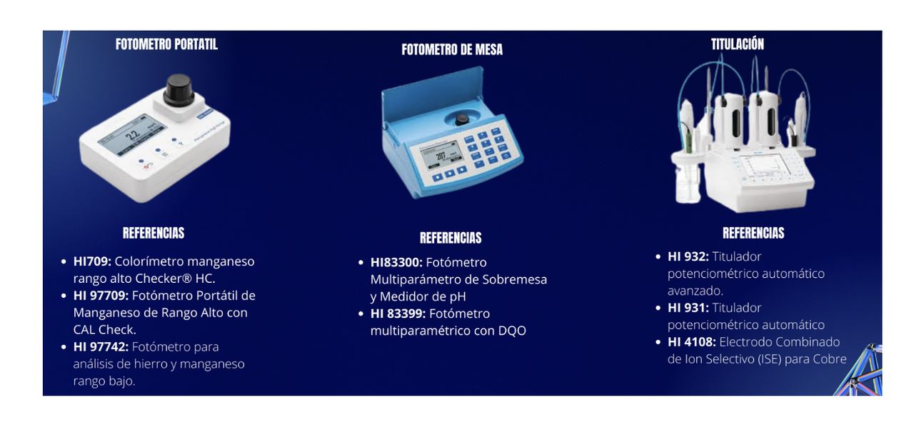 determinación de manganeso en sistemas potabilizadores
