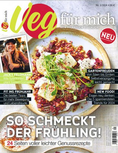 Cover: Vegan für mich Magazin No 01 2024