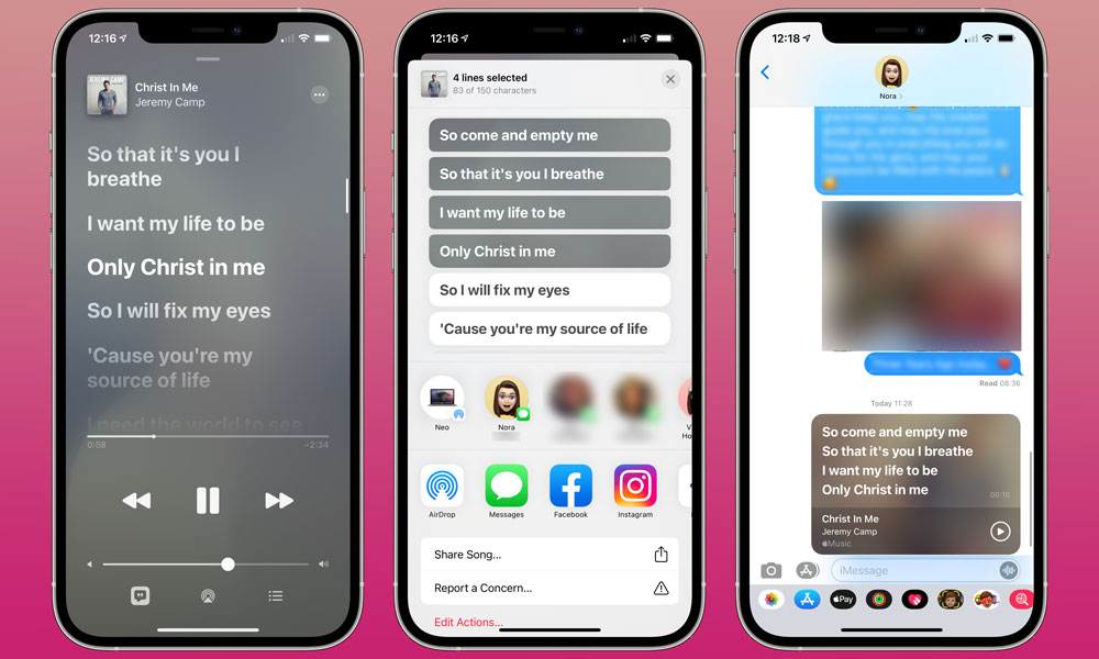 Lyrics On Apple Music