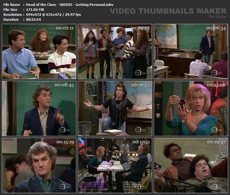 Head of the Class - S05E05 - Getting Personal.mkv