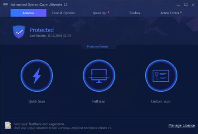 Advanced SystemCare Ultimate 12.0.1.92 Multilingual