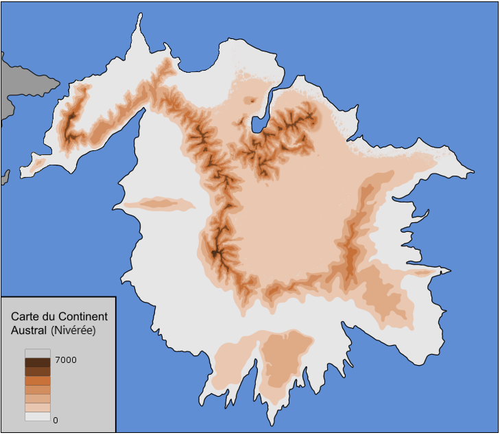 Carte topographique Nivérée
