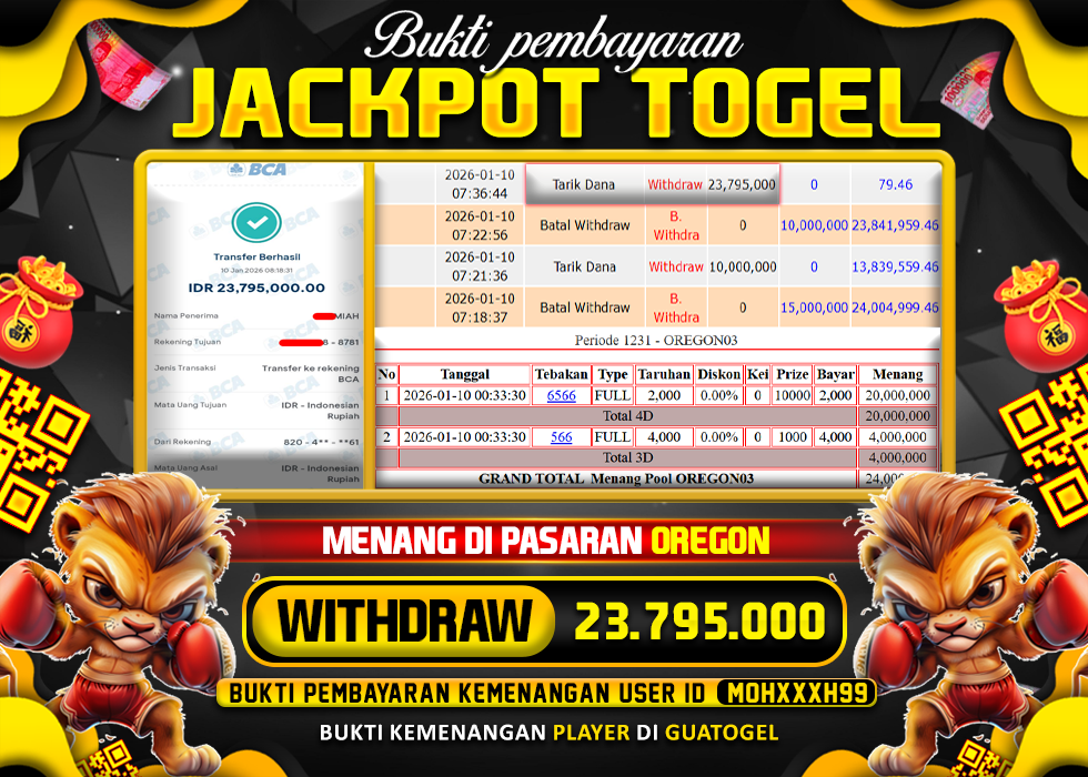 BUKTI JACKPOT LUNAS GUATOGEL