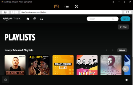 AudFree Amazon Music Converter 2.3.0.50