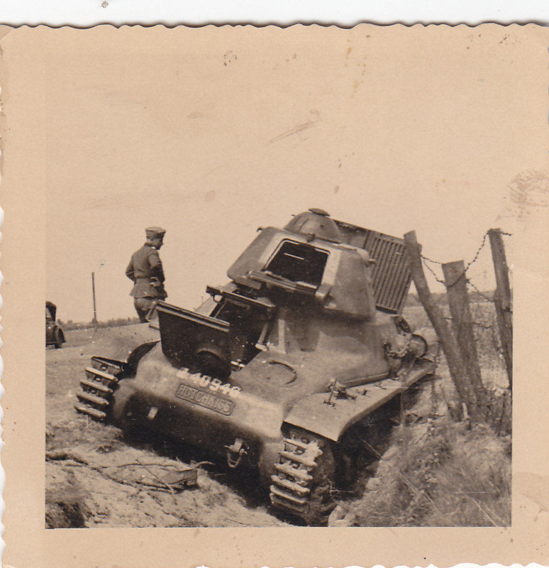 französischer Panzer Tank Hotchkiss Frankreich K