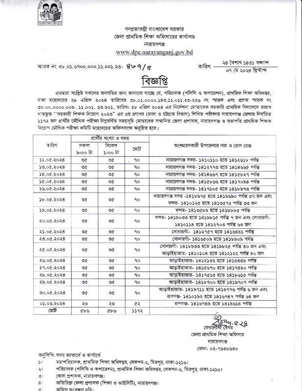 Primary-Narayanganj-District-Viva-Date-PDF-Notice-PDF