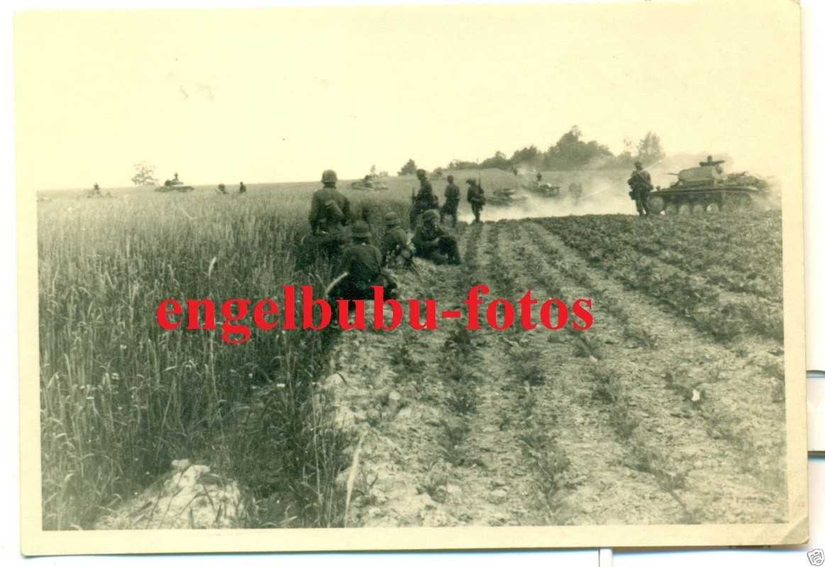 EINSATZ-FOTO - Rußland-Feldzug - ANGRIFF BORNIKI