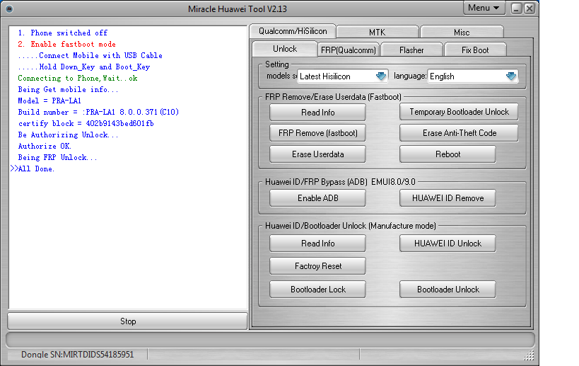 Frp unlock huawei. Huawei pra-la1 testpoint. unlock tool huawei. manufacture mode huawei. pra-la1 frp.