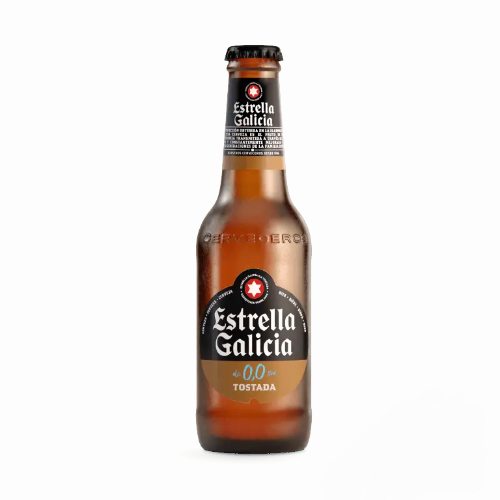 Cerveza Estrella Galicia 0,0 Tostada (330 ml.)