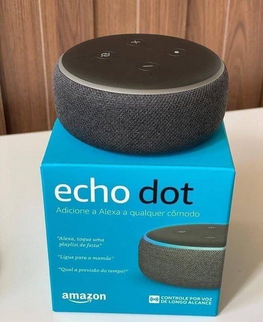 Echo Dot 3ª Geração Smart Speaker com Alexa – Amazon