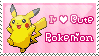 i love cute pokemon stamp