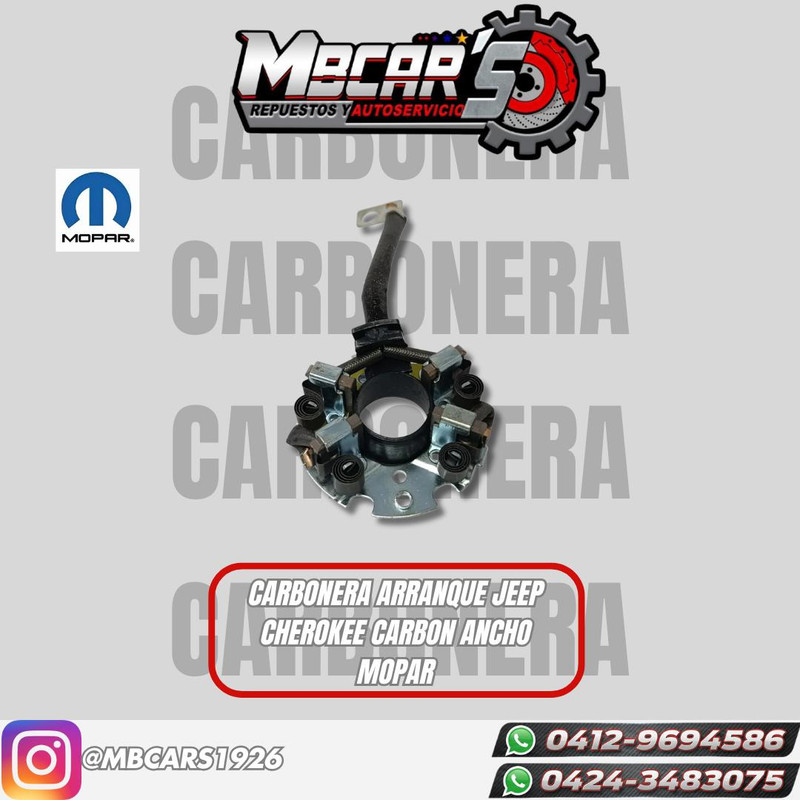 CARBONERA DE ARRANQUE JEEP CHEROKEE CARBON ANCHO 