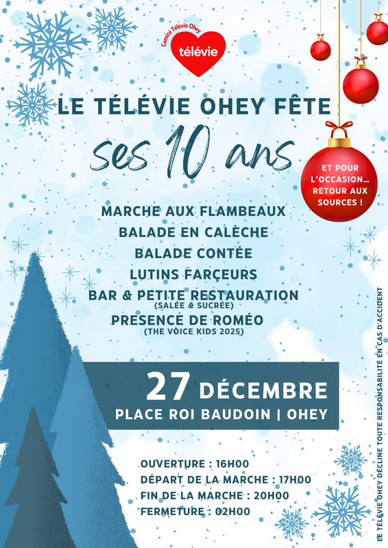 Support de communication Télévie Ohey — visuel 3