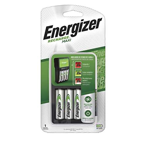 Amazon: Kit de Pilas Recargables con cargador Energizer Max 
