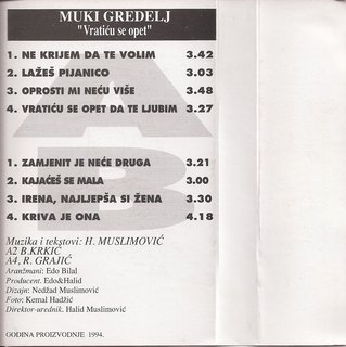 Muki Gredelj - 1994 - Vraticu se opet Scannen0002