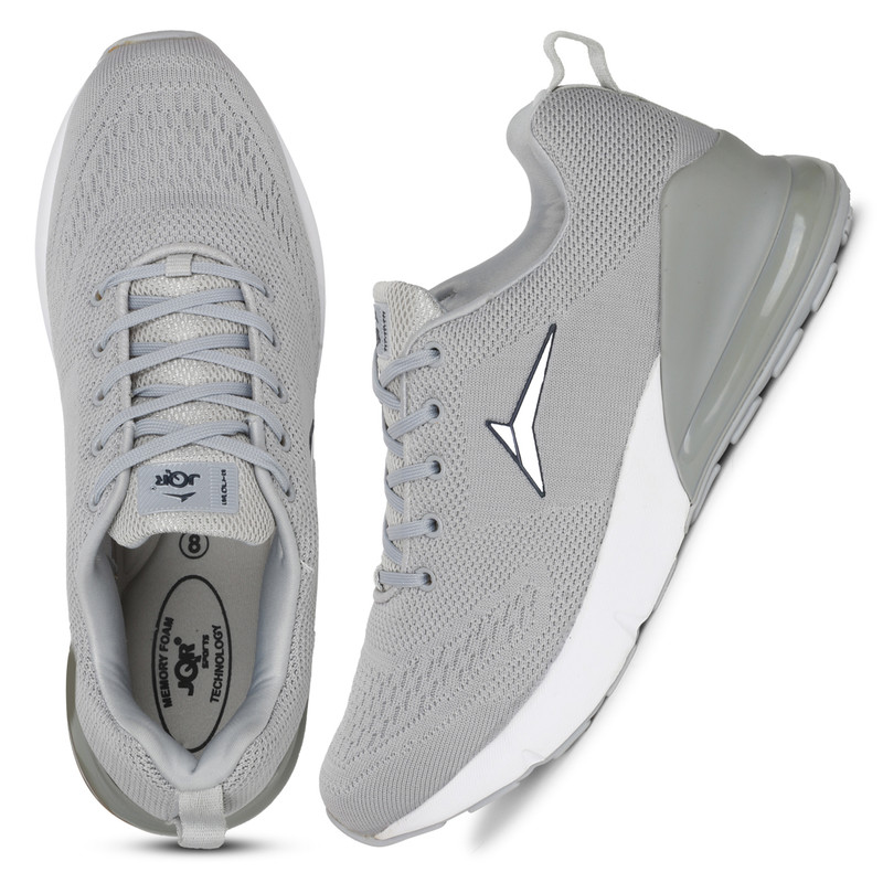 JQR JQR DJ Men's Running Shoes Color:L.Gry/Wht