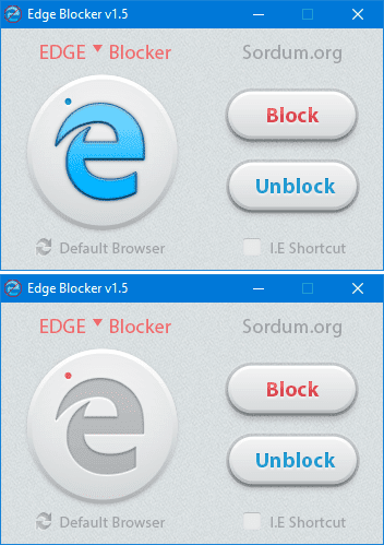 Edge Blocker [MS Edge browser disabler] - The Portable Freeware ...