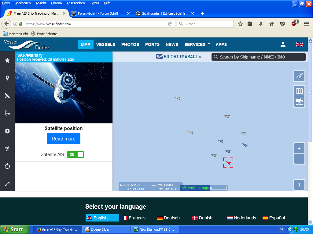 New Diamont (H) 20.30 Clock 5.Okt