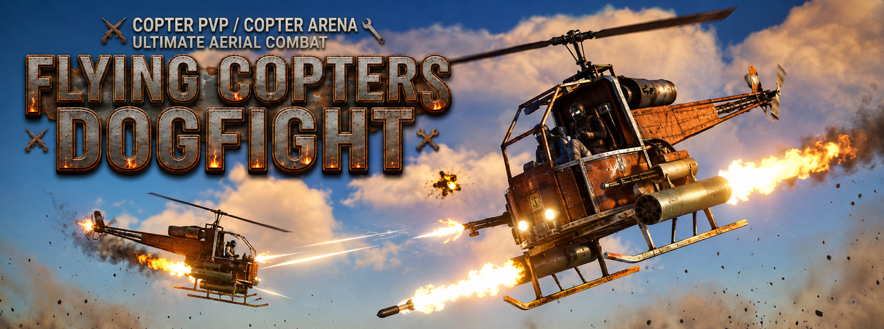 FLYING COPTERS | HELI PVP | FAST START | KITS
