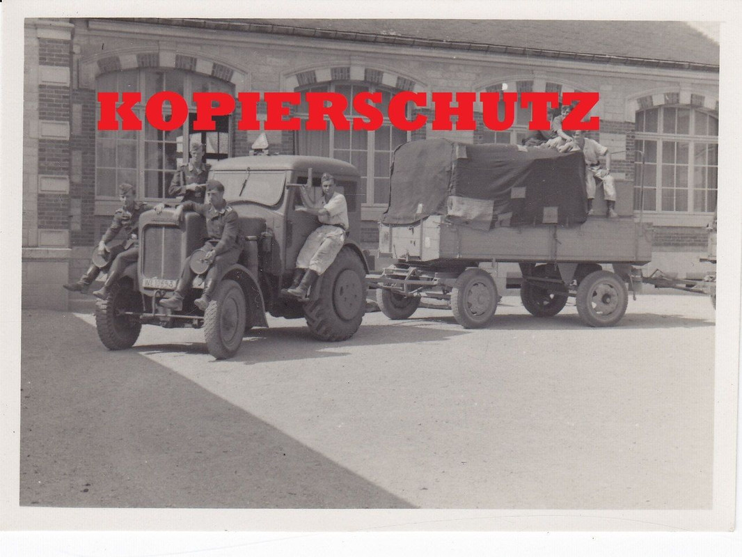 uftwaffen Schlepper Deutz F2M315 Traktor Kennzei
