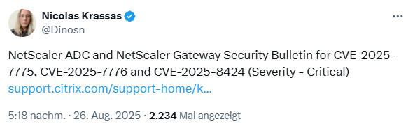 Citrix Security Advisory