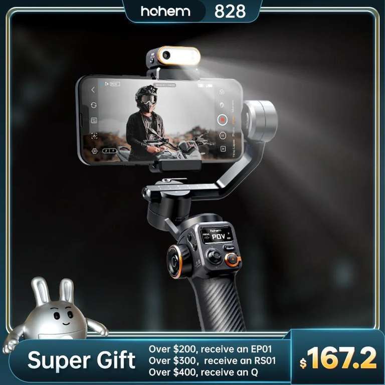 AliExpress: iSteady M6 Estabilizador tripode para vlogging 
