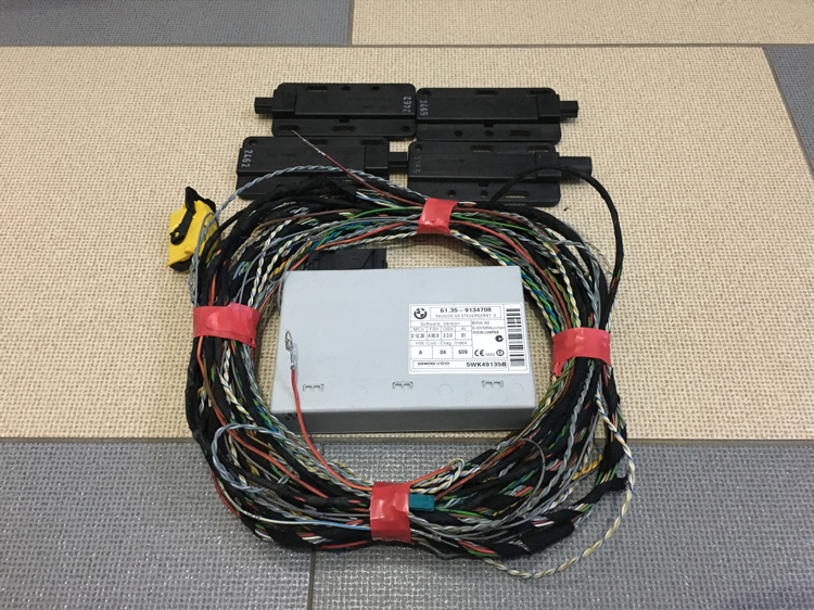 4 wires in BMW comfort access