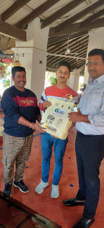 Visitors Shri Manish Singh JI and Pranav Pandal JI