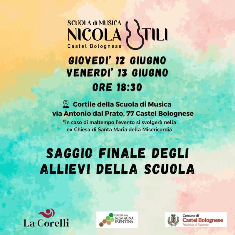 Musica sotto le stelle: Giovedì 12 e venerdì 13 giugno il saggio finale della Scuola Nicola Utili