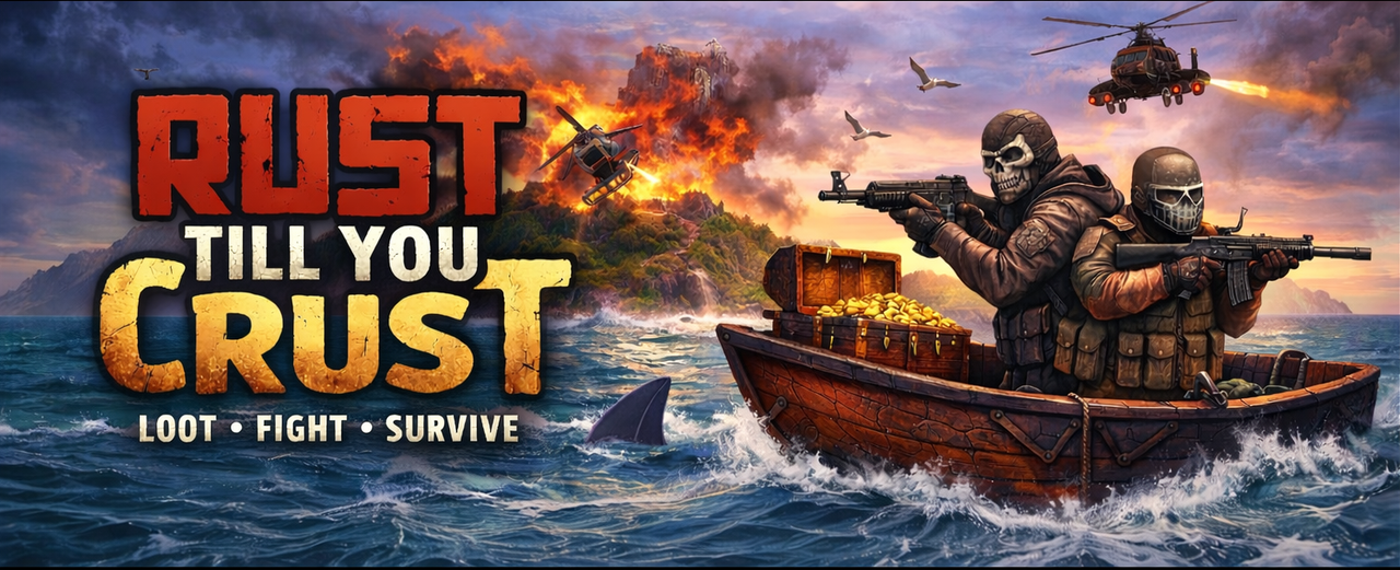 Rust Till You Crust | PvE | Deep Sea Cruises | Active Admins